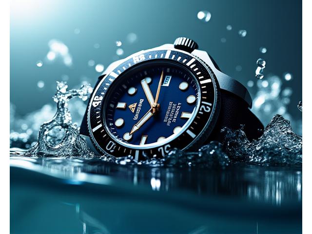 Robust dive watch with a rotating bezel and luminous markers, ready for adventure.