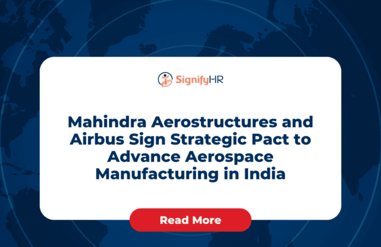 Mahindra Aerostructures Airbus aerospace partnership