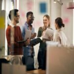 Employees Engaged in a Hybrid Work Environment